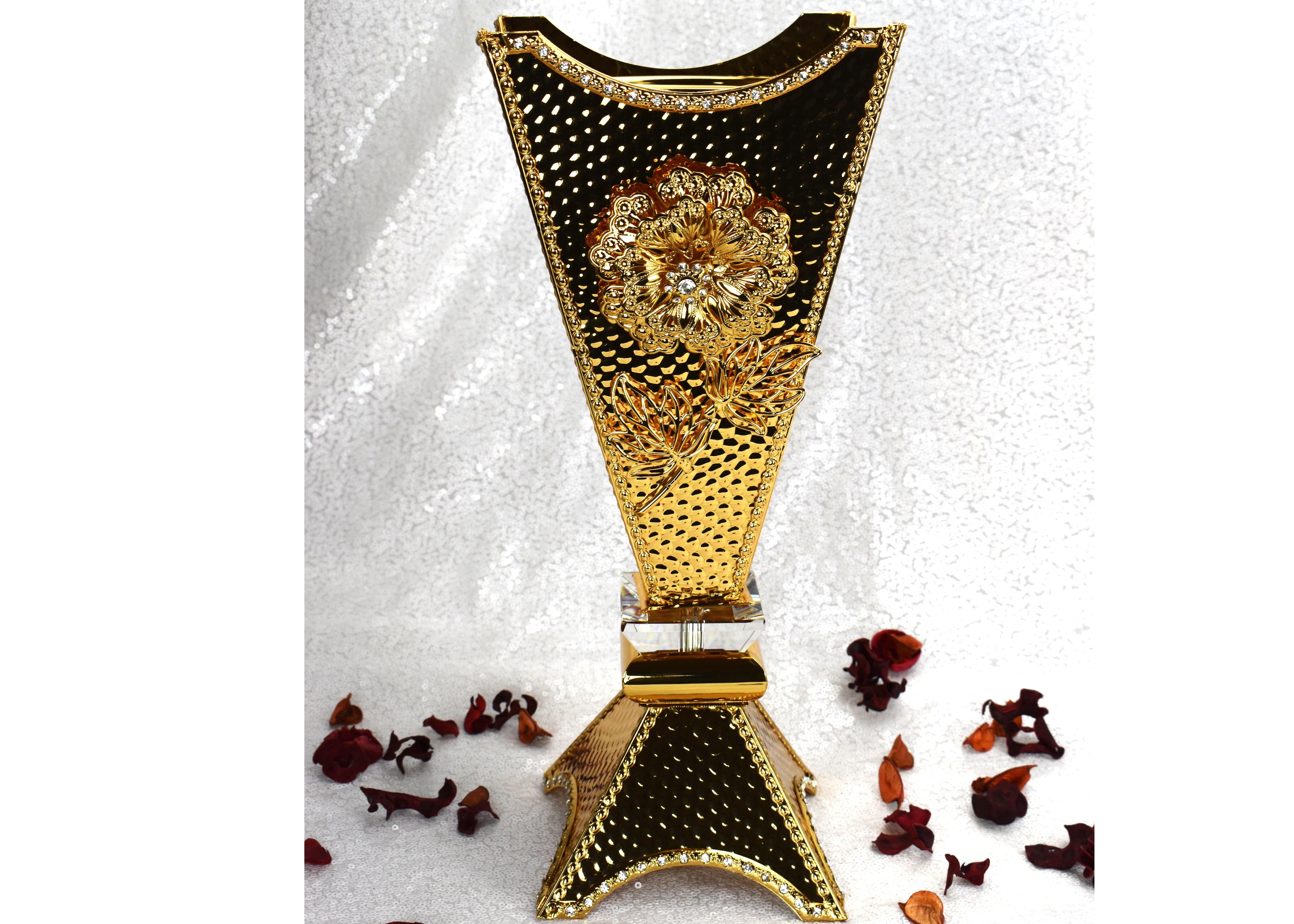 15 inch Gold Scaled Flower Bakhoor by Intense Oud - Image 5