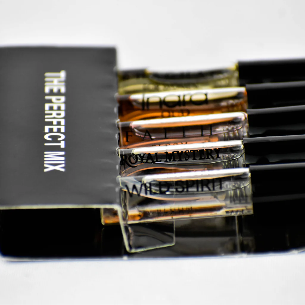 5 SA Sample - Shaghaf Women, Faith Bloom, Royal Mystery, Inara Oud, Wild Spirit - Image 2