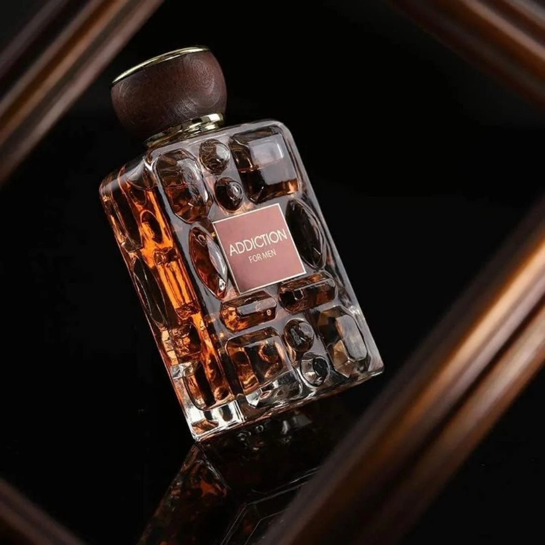 Addiction For Men EDP Spray 100ML (3.4 OZ) by Bonanza Satrangi | Long Lasting, Gourmand, Floral, Woody, Luxurious Fragrance. - Image 5