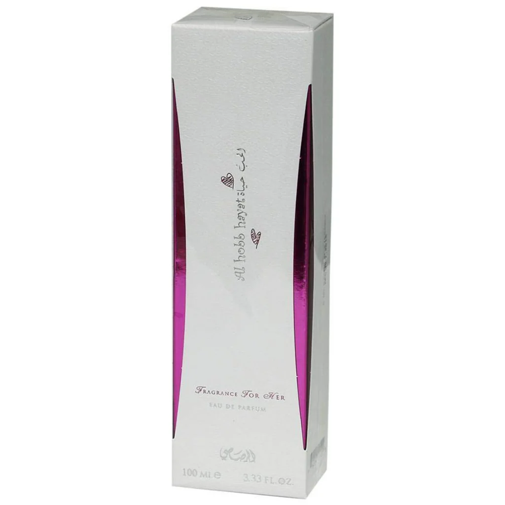 Al Hobb Hayat for Women EDP-100ml by Rasasi - Image 3
