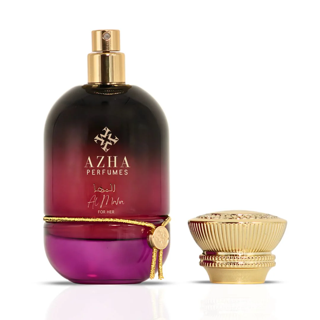 Al Maha For Her Eau De Parfum Spray 100ML (3.4 OZ) by Azha | A Lush Escape of Exotic Fruits & Florals, Melting into Smoky Woods & Golden Amber. - Image 4