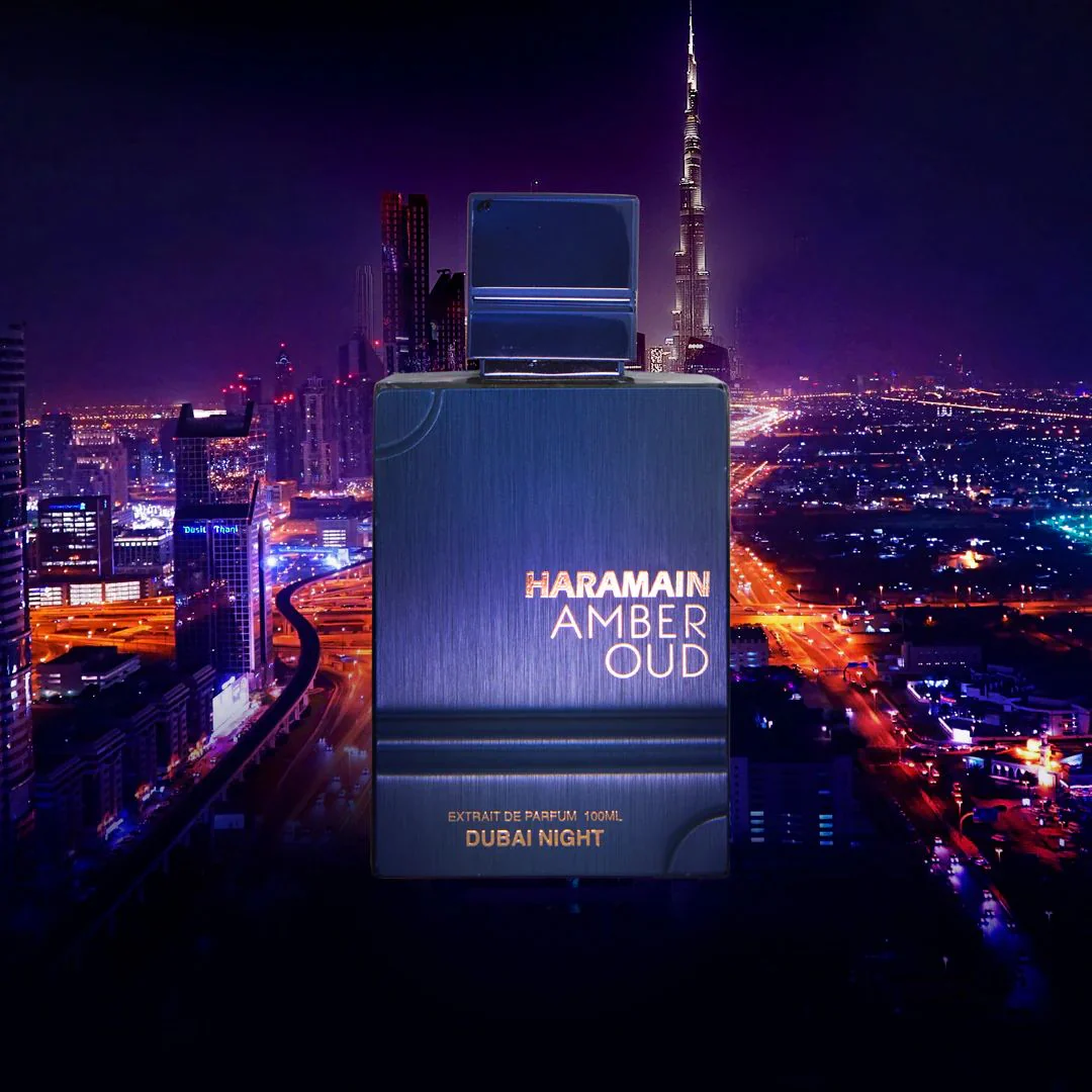 Amber Oud Dubai Night Extrait De Parfum Spray 100ML (3.4 OZ) By Al Haramain | A Luxurious Blend Of Spicy Saffron, Rich Agarwood & Amber, Balanced With floral & Woody Notes For A Captivating Scent. - Image 7