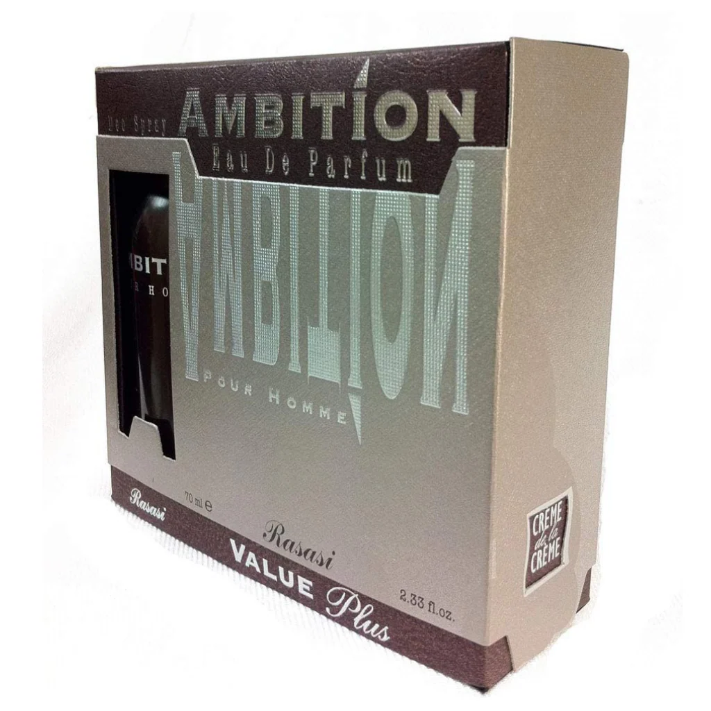Ambition for Men EDP 70ml with DEO 150ml by Rasasi - Image 2