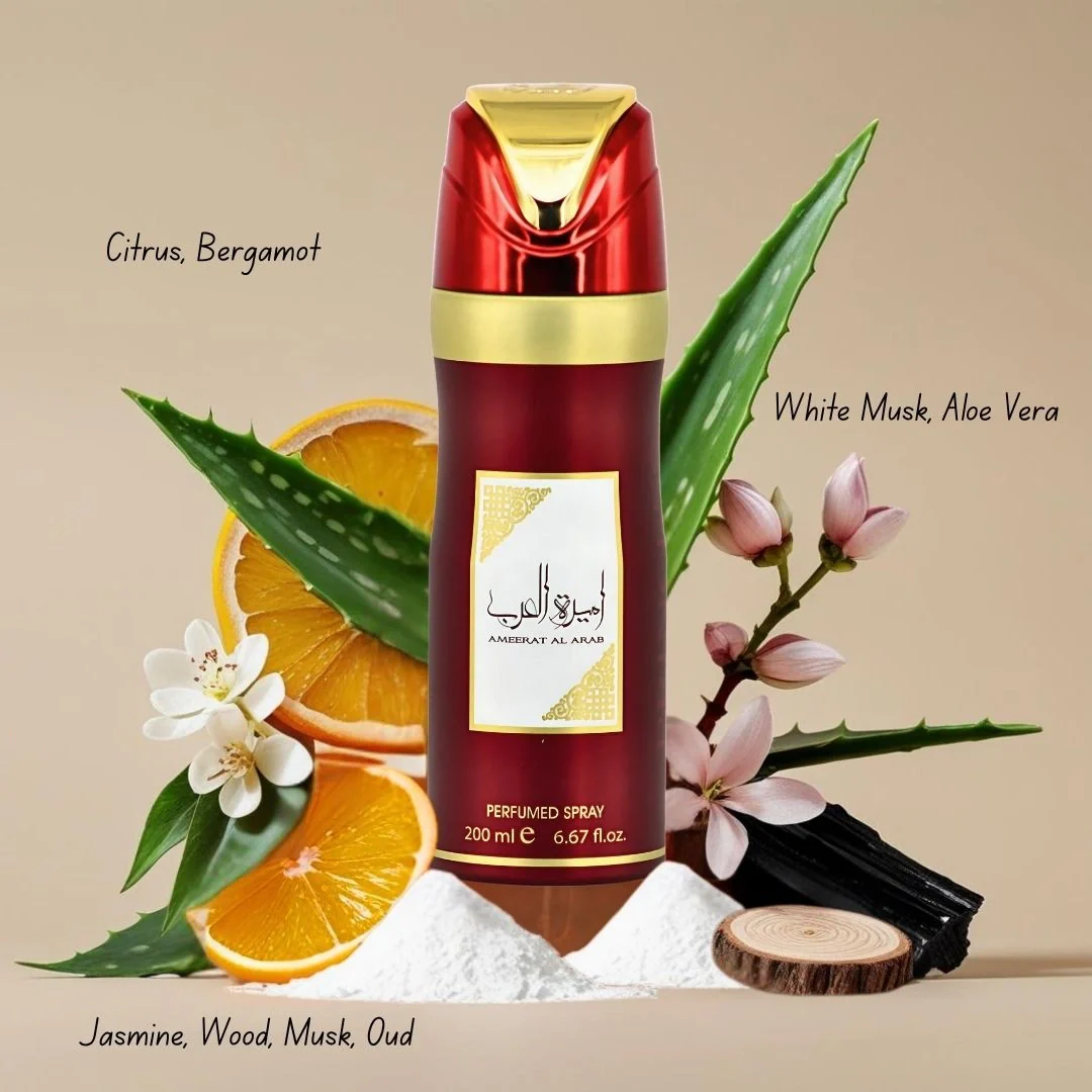 Ameerat Al Arab Deodorant Spray 200ml (6.7 oz) by Lattafa - Image 2