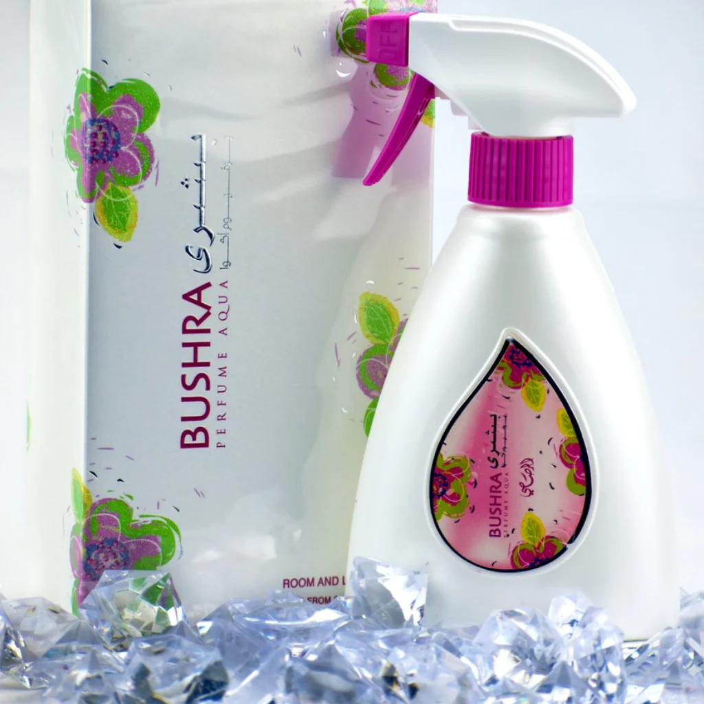 Aqua Bushra Air Freshener-375ml by Rasasi - Image 4