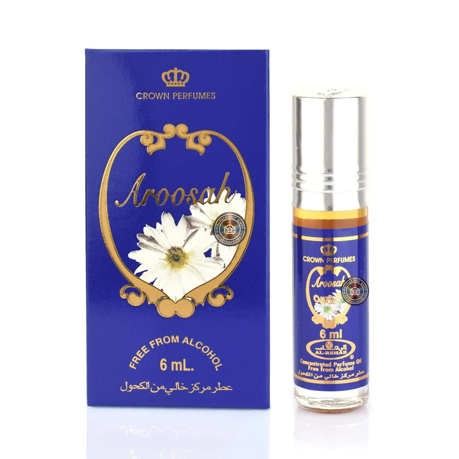 Aroosah-  6ml (.2oz) Roll-on Perfume Oil by Al-Rehab (Box of 6) - Image 2