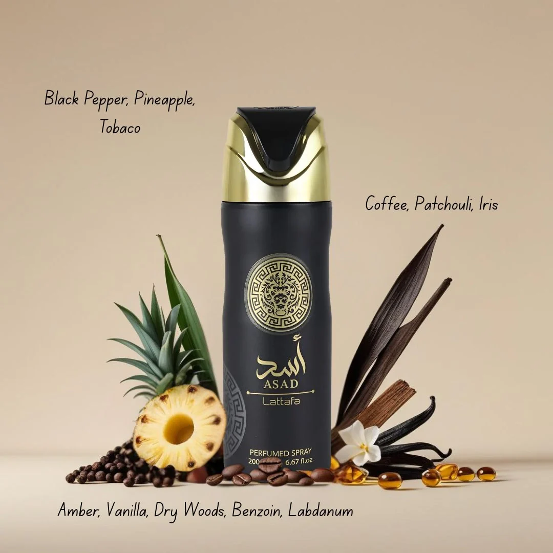 Asad Deodorant Spray 200ML (6.67 OZ) by Lattafa - Image 2