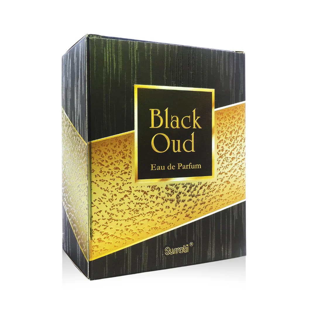 Black Oud EDP 100ML (3.4 OZ) by SURRATI, Exotic Fragrances for Men & Women. - Image 2