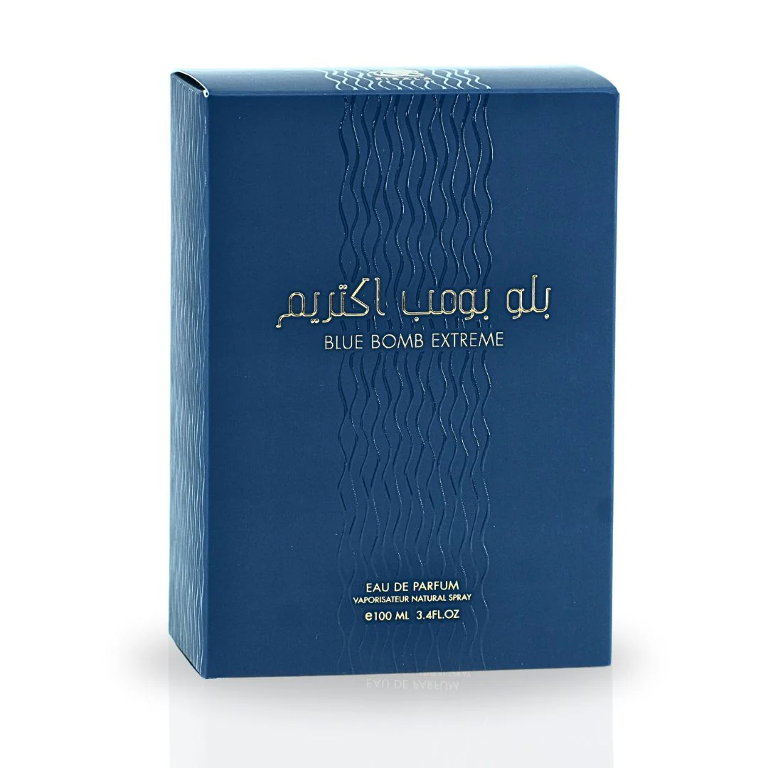 Blue Bomb Extreme EDP Spray 100ML (3.4 OZ) By RISALA | Long Lasting, Luxurious, Exquisite & Captivating Aroma. - Image 3