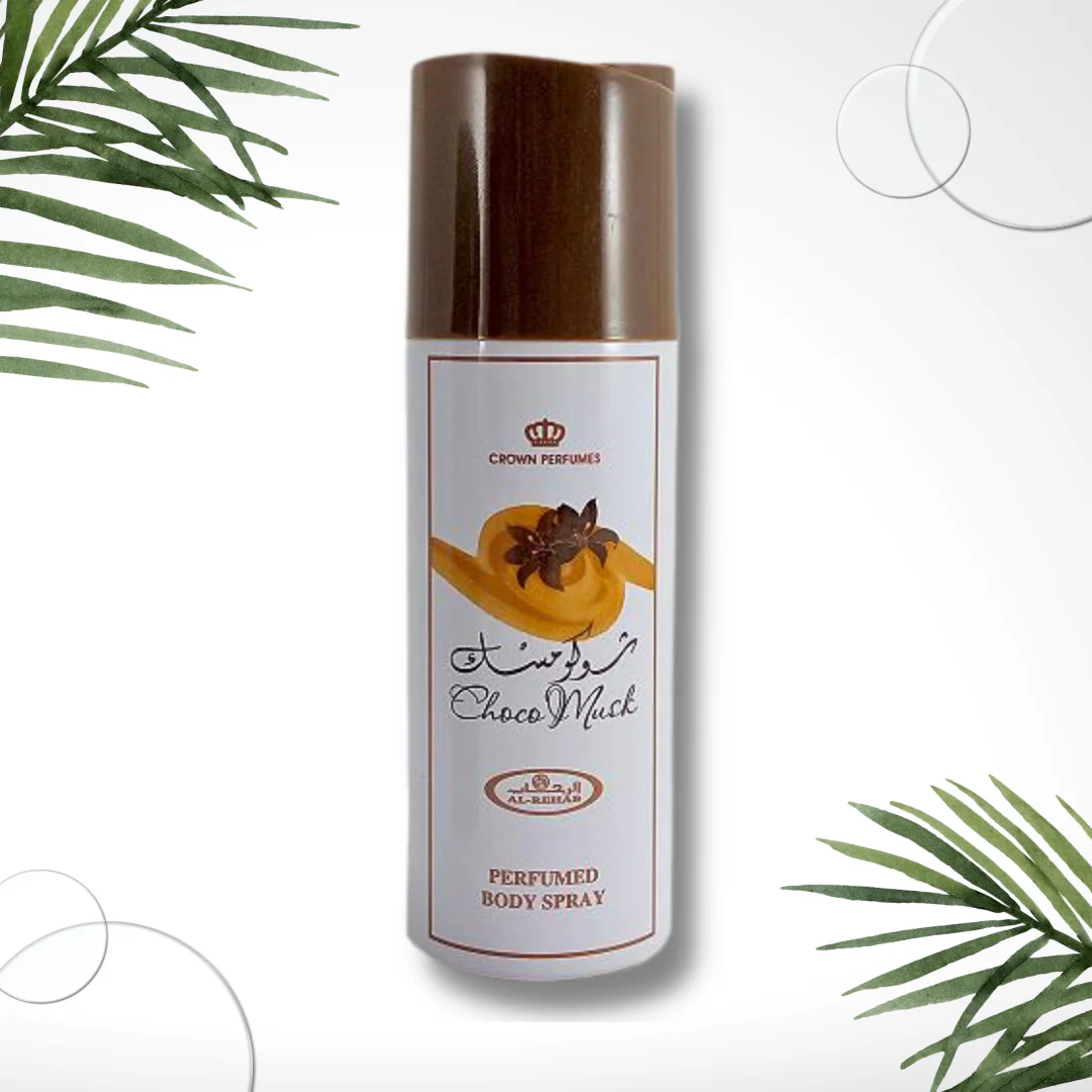 Choco Musk Perfumed body Spray - 200ml by Al Rehab - Image 2