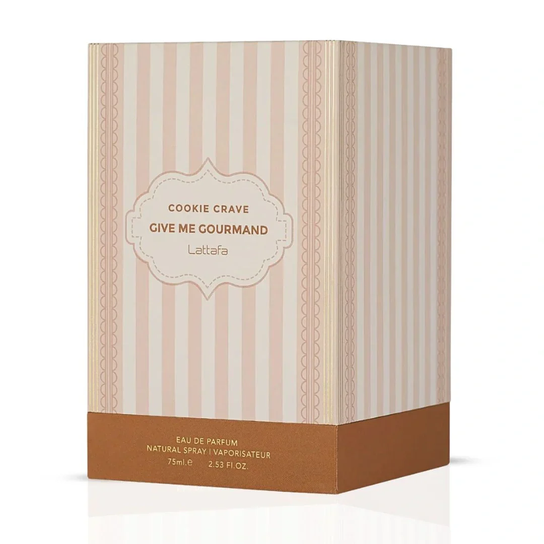 Cookie Crave Eau de Parfum Spray 75ml (2.5 oz) by Lattafa - Image 2