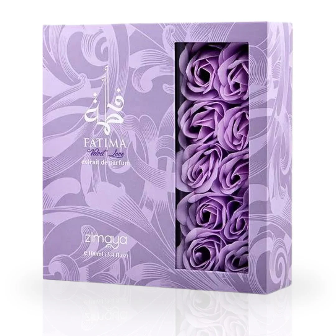 Fatima Velvet Love Extrait De Parfum Spray 100ML (3.4 OZ) By ZIMAYA | An Elegant Blend Of Delicate Florals, Long Lasting & Aromatic Fragrance. - Image 3