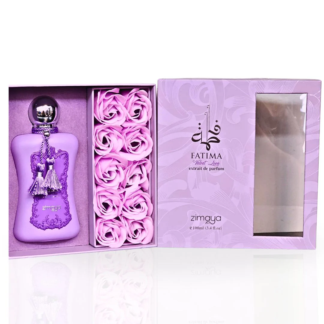 Fatima Velvet Love Extrait De Parfum Spray 100ML (3.4 OZ) By ZIMAYA | An Elegant Blend Of Delicate Florals, Long Lasting & Aromatic Fragrance. - Image 4
