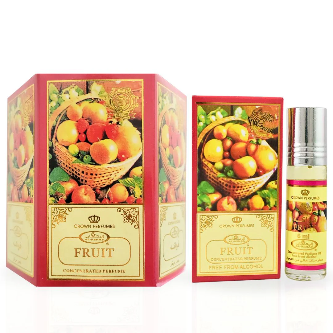 Fruit Perfume Oil CPO 6ML (0.2 OZ) By Al Rehab | A Burst Of Tropical Fruits With A Creamy, Sweet Twist. (BOX OF 6) - Image 2