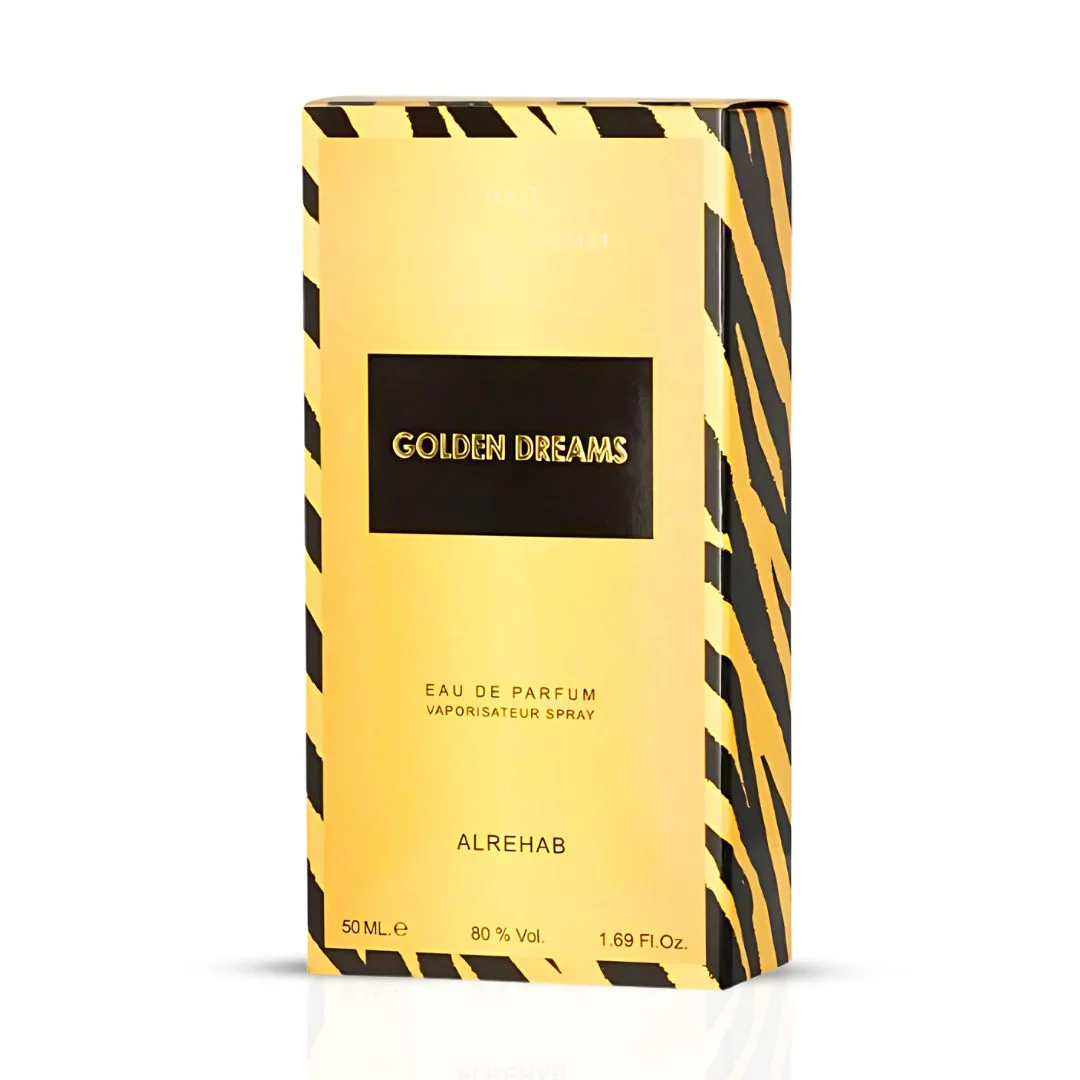 Golden Dreams Eau De Parfum Spray 50ML (1.7 OZ) By Al Rehab | A Bold Fusion of Spice, Sweetness & Warmth. - Image 3