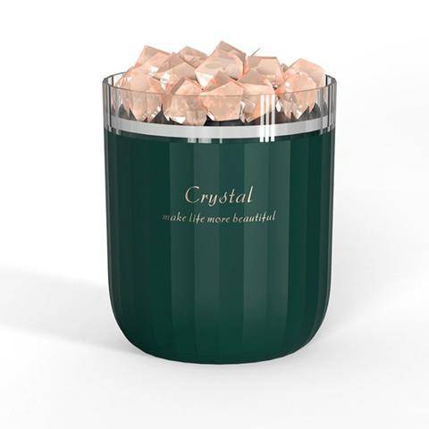 Green Crystal Humidi-f-i-e-r With Himalayan Salt Rocks - by Intense Oud