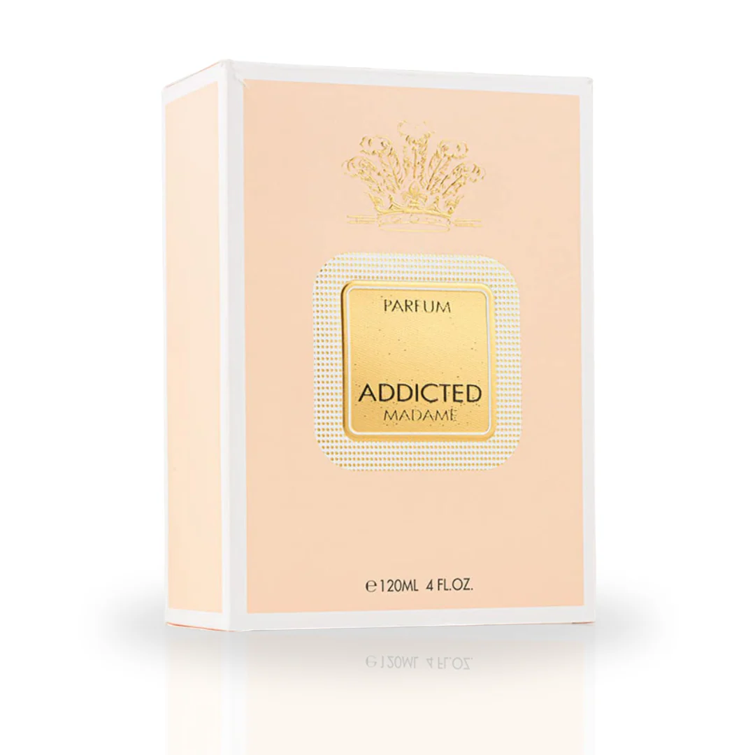 HAMIDI ADDICTED MADAME EDP Spray 120ML (4 OZ) By Hamidi | Indulge In The Delicate Sweetness Of This Floral Fragrance. - Image 4