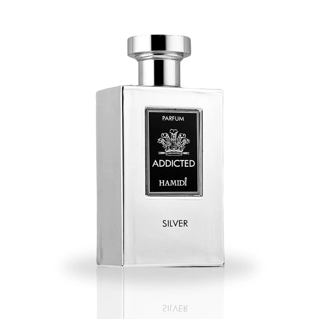 HAMIDI ADDICTED SILVER EDP Spray 120ML (4 OZ) By Hamidi | A Long Lasting And Intense Fragrance. - Image 2