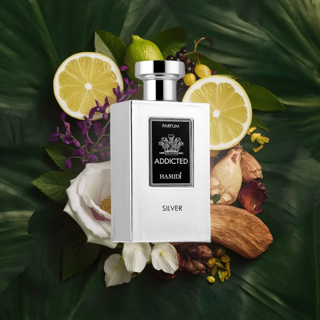 HAMIDI ADDICTED SILVER EDP Spray 120ML (4 OZ) By Hamidi | A Long Lasting And Intense Fragrance. - Image 4