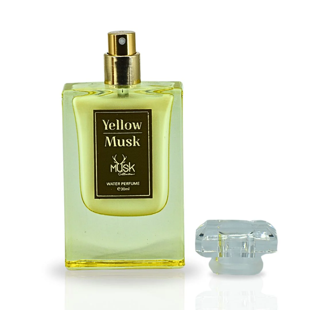 YELLOW MUSK WATER PERFUME 30ML (1.01 OZ) By Hamidi | Indulge In The Vibrant & Refreshing Aroma. - Image 3
