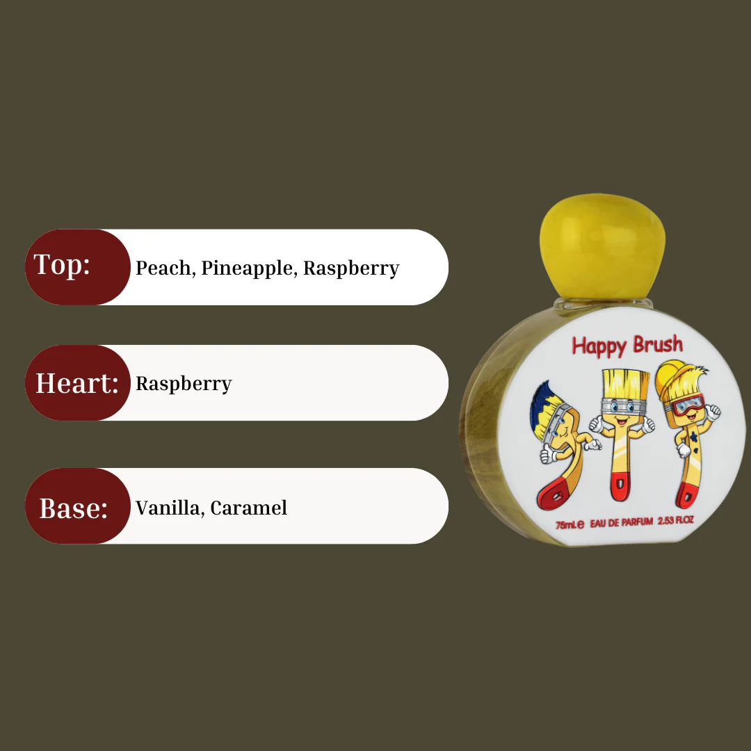 Happy Brush Eau De Parfum Spray 75ML (2.5 OZ) By Lattafa Pride - Image 4