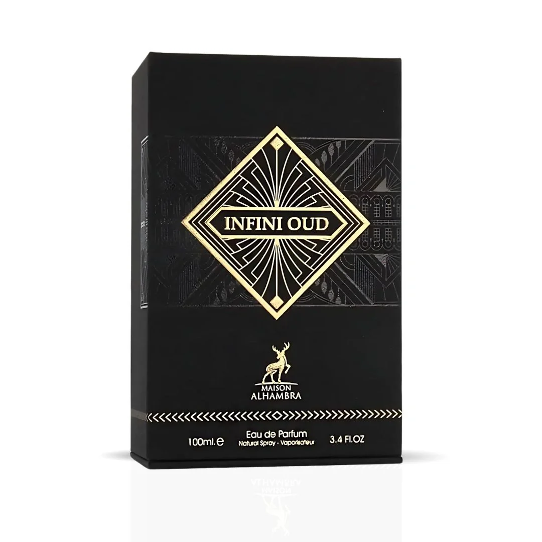 Infini Oud Eau de Parfum Spray 100ml (3.4 oz) by Maison Alhambra - Image 3
