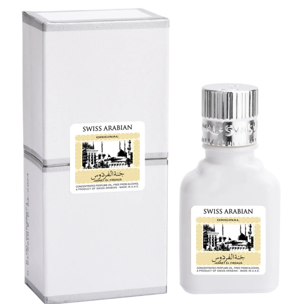 Jannet El Firdaus (White) Perfume Oil - 9 ML (0.3 oz) by Swiss Arabian