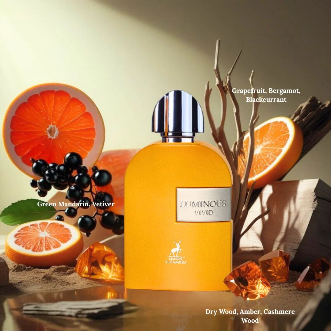 Luminous Vivid Eau de Parfum Spray 100ml (3.4 oz) by Maison Alhambra - Image 4