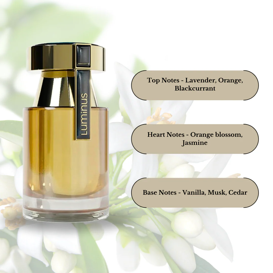 Luminus Pour Femme EDP Spray 100ML (3.4OZ) By RUE BROCA | Floral, Fruity, Refreshing Feminine Fragrance. - Image 3