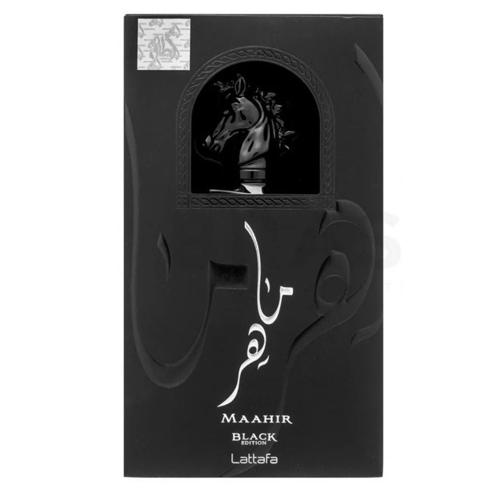 Maahir Black Edition EDP - 100ML (3.4 oz) by Lattafa - Image 3