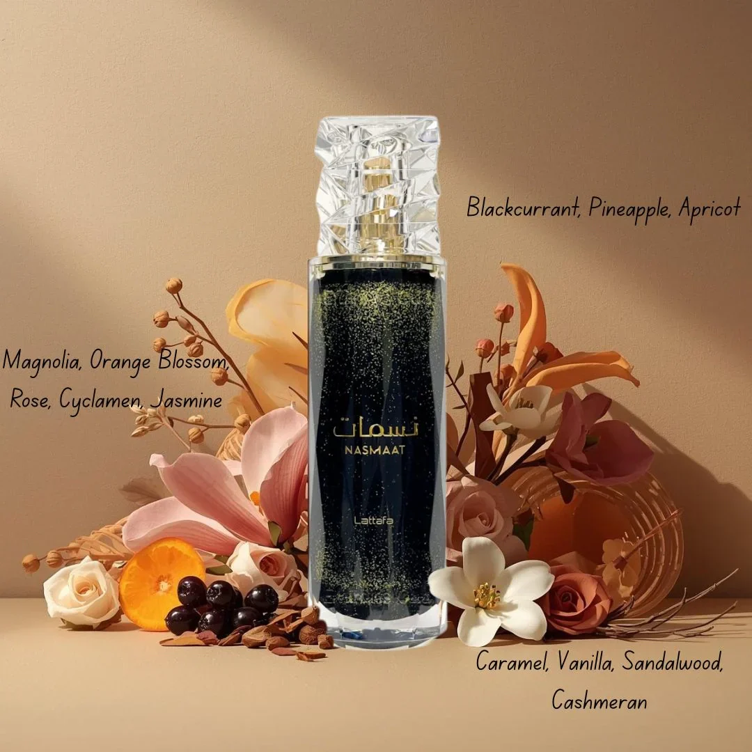 Nasmaat Eau de Parfum Spray 100ml (3.4 oz) by Lattafa - Image 4