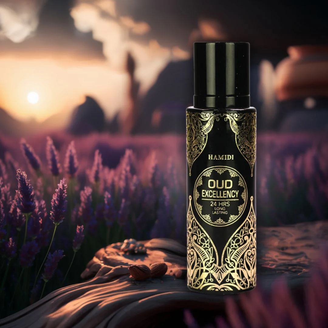 OUD EXCELLENCY Water Perfume Spray 30ML (1.01 OZ) By Hamidi | 24 Hours Long Lasting | A Scent That Embodies Grace & Charm. - Image 5