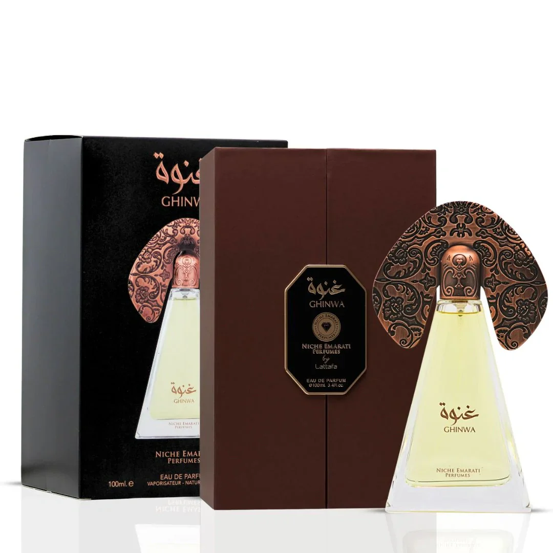 Niche Emarati Ghinwa Eau de Parfum Spray 100ml (3.4 oz) by Lattafa - Image 2