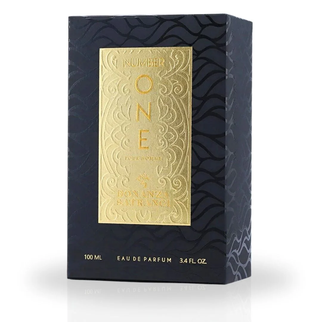 Number One Pour Homme EDP Spray 100ML (3.4 OZ) by Bonanza Satrangi | Long Lasting, Citrusy, Spicy, Musky, Luxurious Fragrance. - Image 3