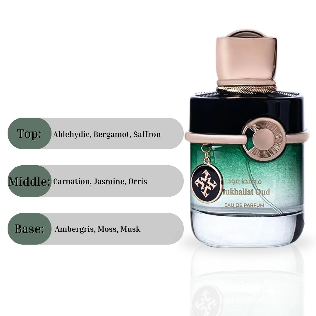 Oud Collection Mukhallat Oud EDP 100ML (3.3 OZ) by Azha | Indulge in This Luxurious & Captivating Fragrance. - Image 5