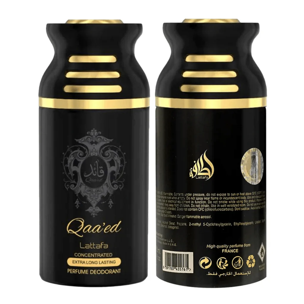 Qaa'ed Deodorant - 250ML (8.4 oz) by Lattafa - Image 2