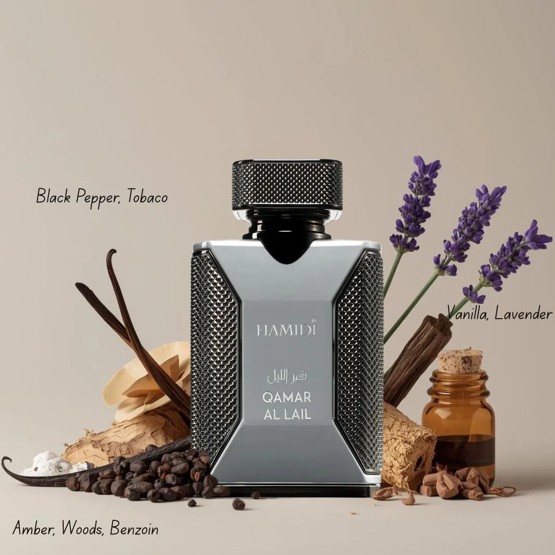 Qamar Al Lail Eau de Parfum Spray 100ml (3.4 oz) by Hamidi - Image 4