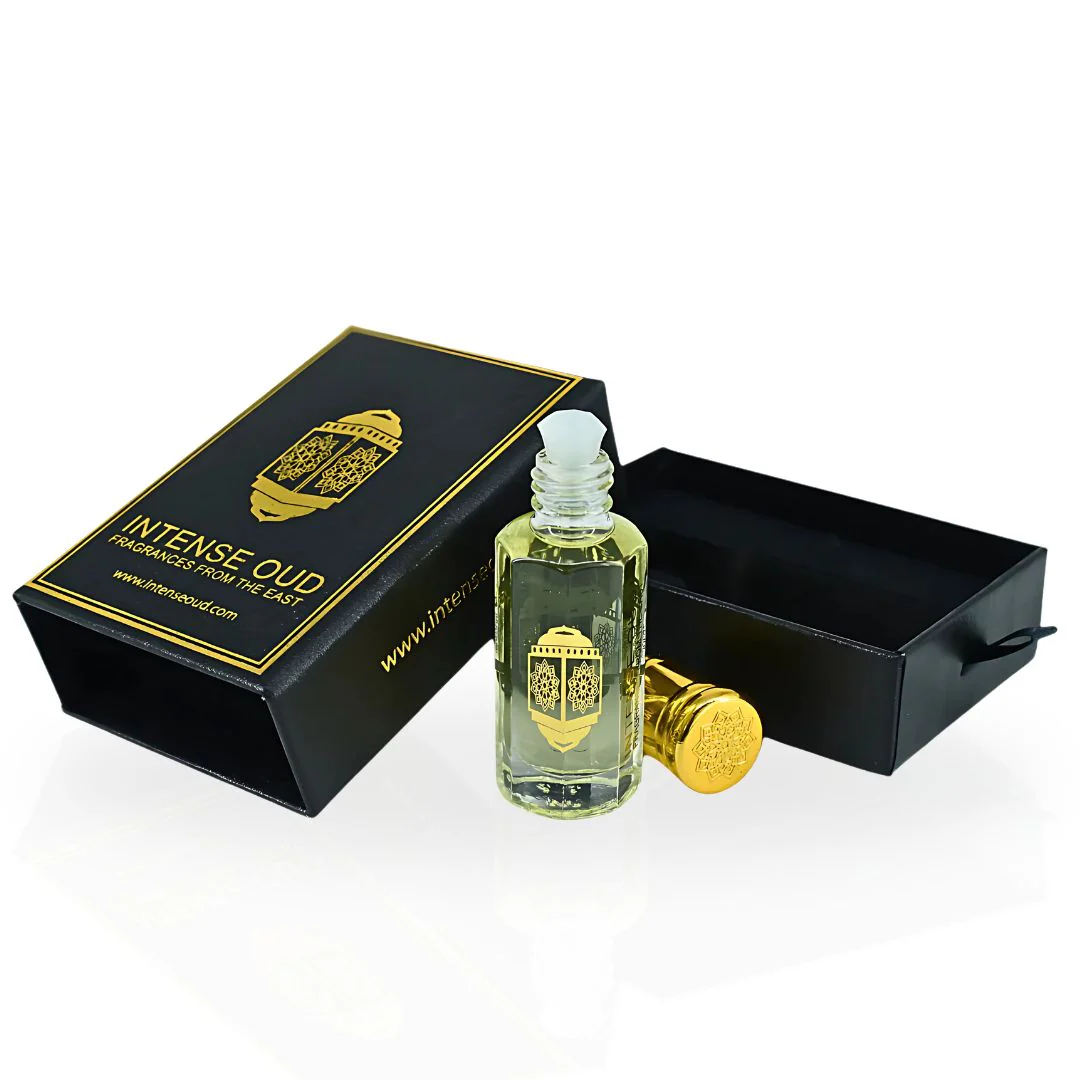 Rose Musk Perfume Oil 12ML (0.40 OZ) With Black Gift Box By Intense Oud | Fresh Rose, Zesty Lemon With A Soft Musk & Sandalwood Finish. - Image 5