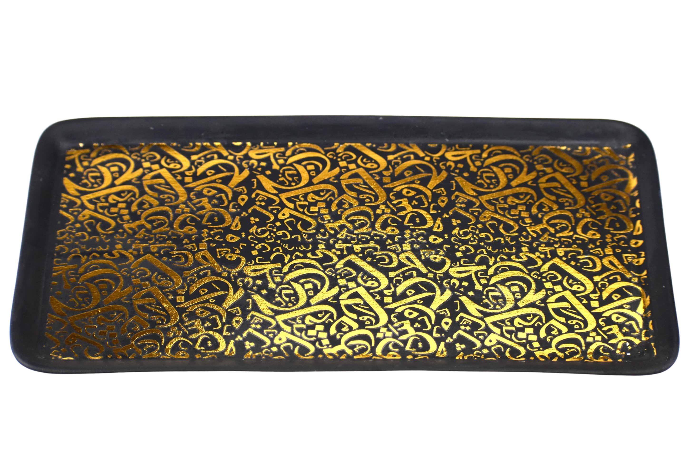 Royal Bakhoor Tea Set w/ Rectangular Tray - Black by Intense Oud - Image 2