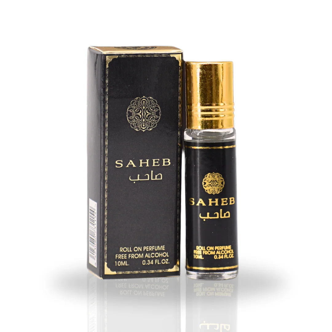 12PC Saheb Roll-On Perfume Oil - CPO 10ML (0.34OZ) by Ard Al Zaafaran