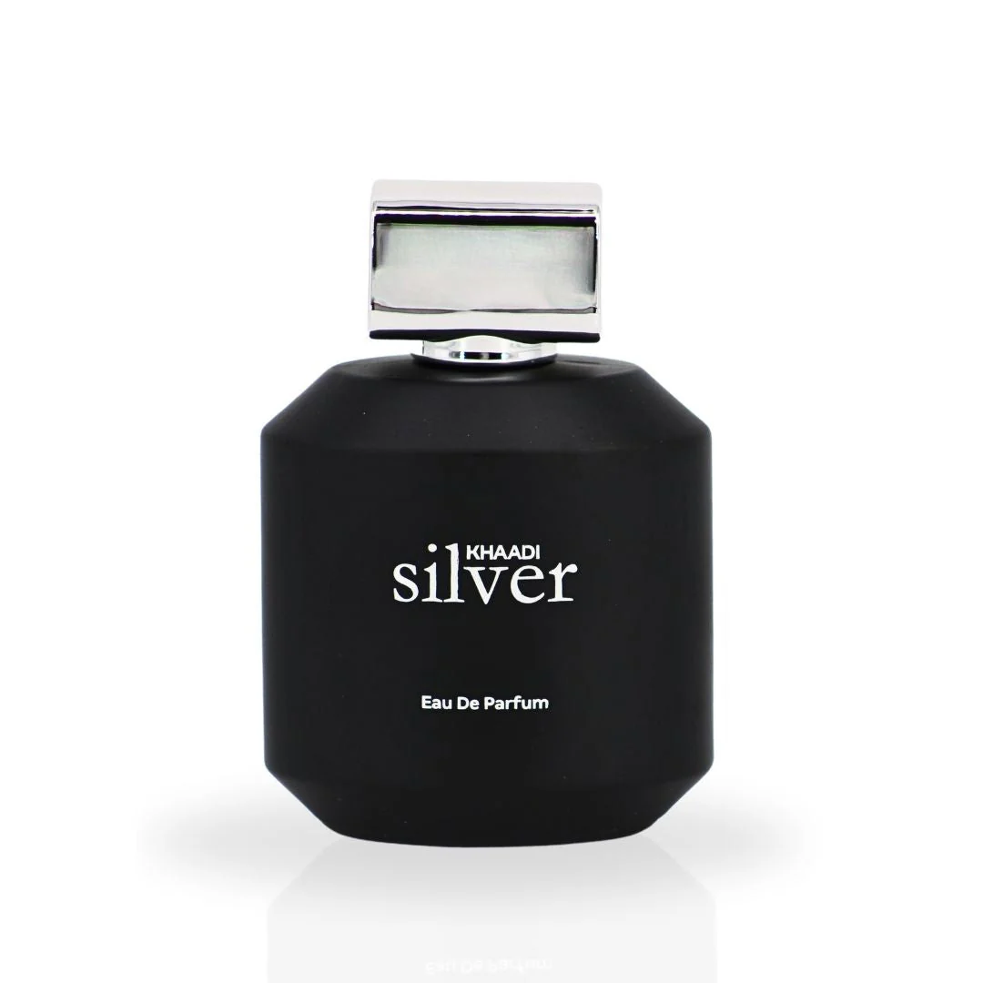 Silver EDP Spray 100ML (3.4 OZ) by Khaadi | Long Lasting, Refreshing, Citrusy, Powdery, Sweet Perfumes. - Image 3