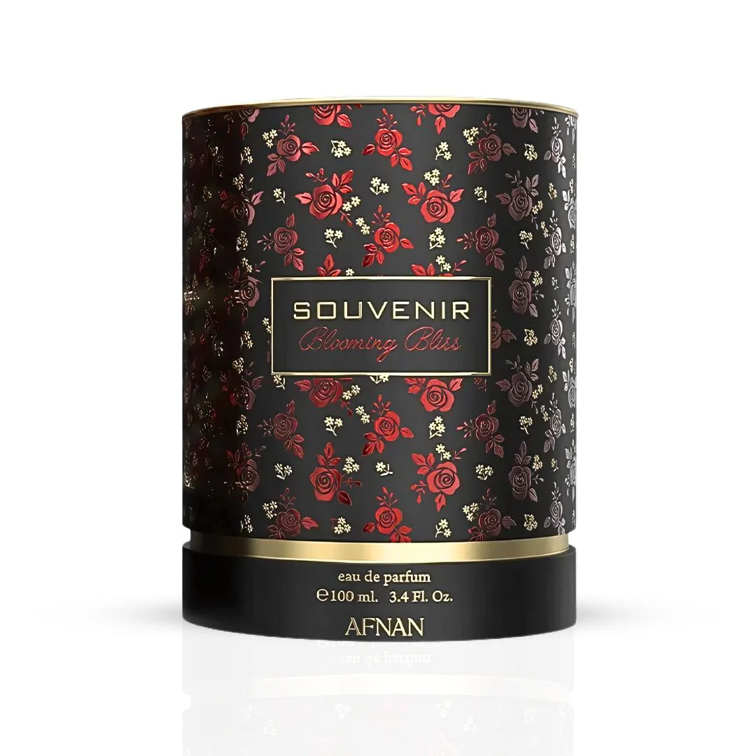 Souvenir Blooming Bliss Eau De Parfum Spray 100ML (3.4 OZ) By Afnan | A Sweet Blend Of Vanilla, Coconut & Caramel, Offering A Gourmand Escape With A Creamy Finish. - Image 4