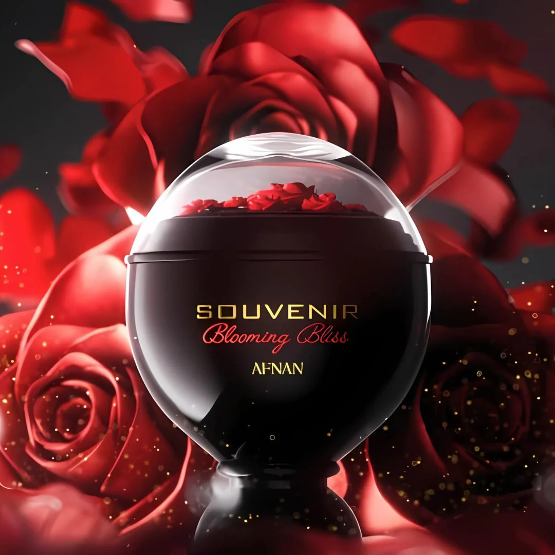 Souvenir Blooming Bliss Eau De Parfum Spray 100ML (3.4 OZ) By Afnan | A Sweet Blend Of Vanilla, Coconut & Caramel, Offering A Gourmand Escape With A Creamy Finish. - Image 8