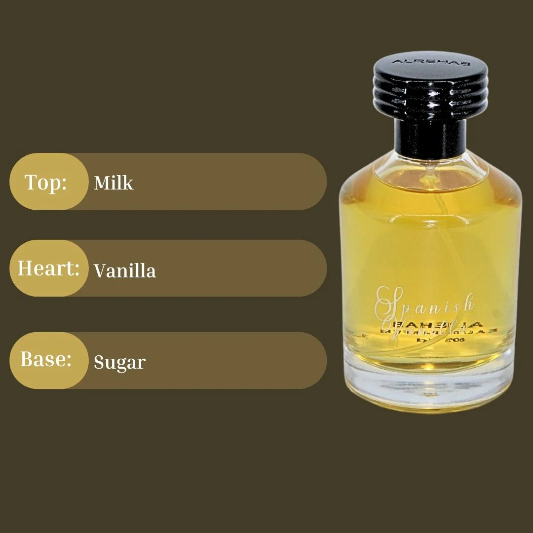 Spanish Vanilla EDP Spray 100ML (3.4 OZ) By Al Rehab | A Luxurious Soft, Sweet Vanilla Fragrance. - Image 4