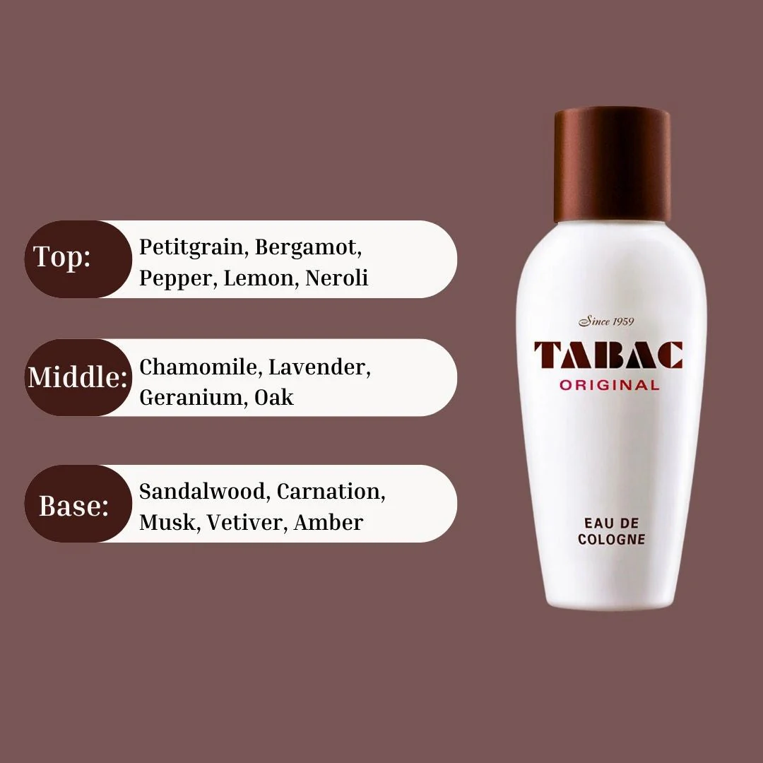 Tabac Original Eau De Cologne 4ML (0.13 OZ) by Maurer & Wirtz | Long Lasting & Luxurious, Fragrance Miniatures. - Image 2