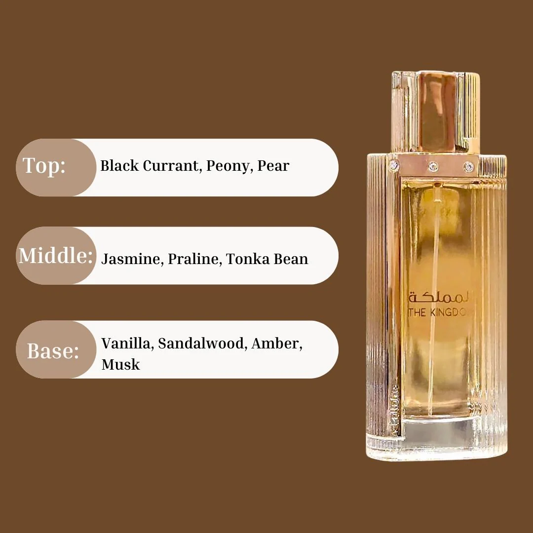 The Kingdom for Women EDP Spray 100ML (3.4 OZ) by Lattafa - Image 4