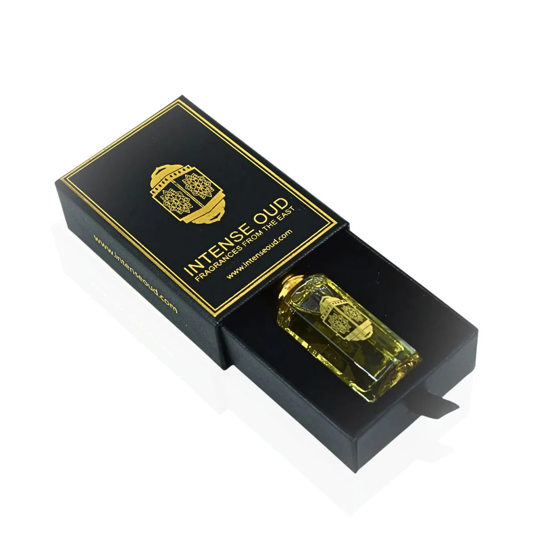 Touch Of Amber Perfume Oil 12ML (0.40 OZ) With Black Gift Box By Intense Oud | Bold Amber, Leather & Musk With A Hint Of Citrus. - Image 4
