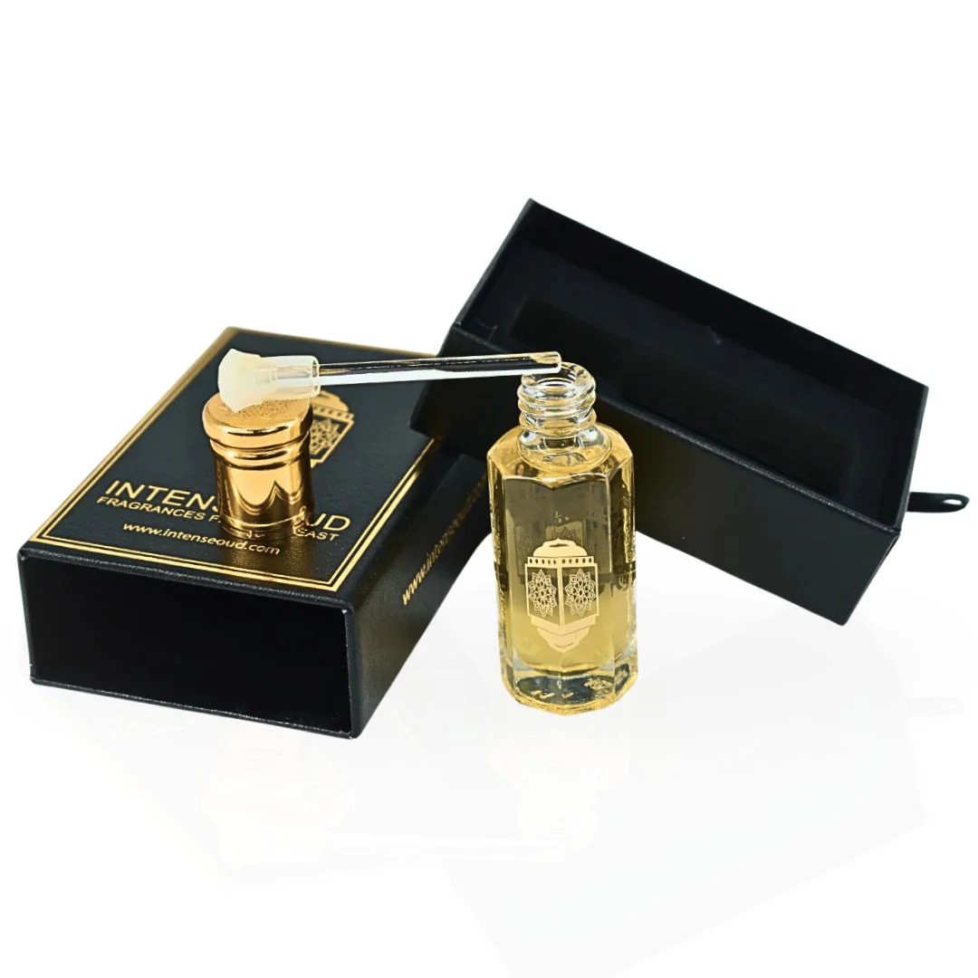 Touch Of Amber Perfume Oil 12ML (0.40 OZ) With Black Gift Box By Intense Oud | Bold Amber, Leather & Musk With A Hint Of Citrus. - Image 5