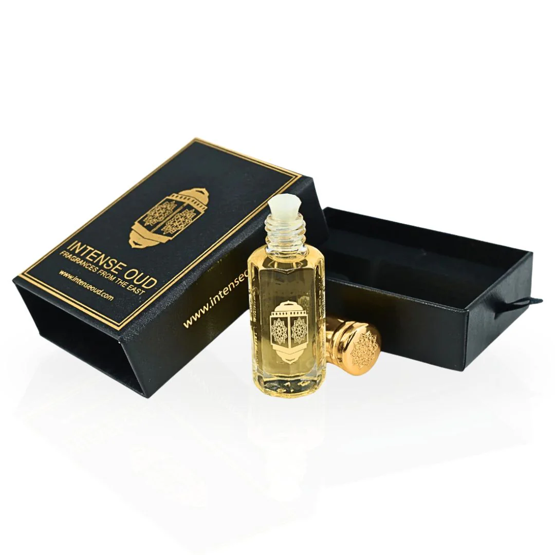 Touch Of Amber Perfume Oil 12ML (0.40 OZ) With Black Gift Box By Intense Oud | Bold Amber, Leather & Musk With A Hint Of Citrus. - Image 6