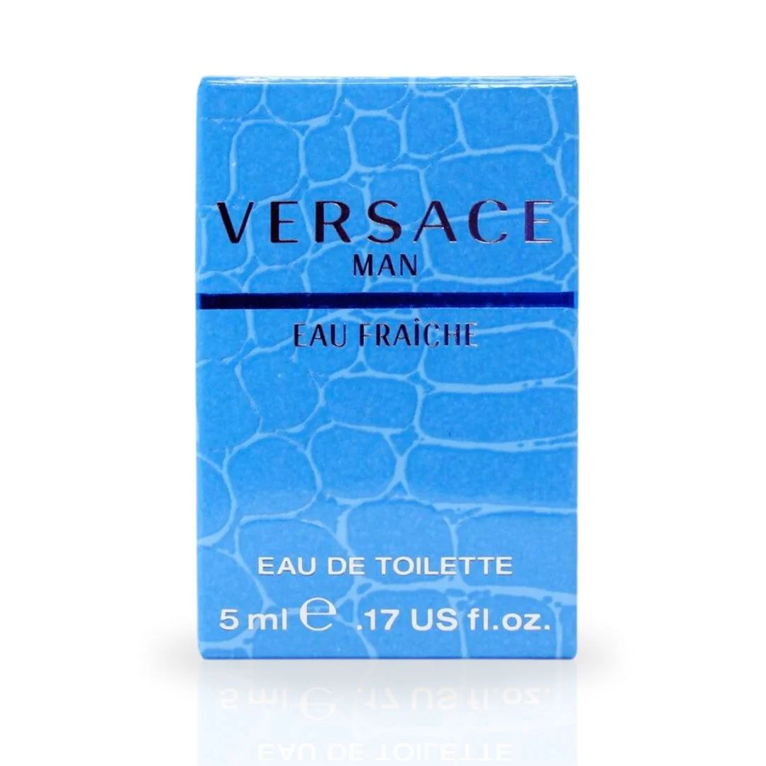 Versace Man Eau Fraiche Cologne EDT 5ML (0.17 OZ) by Versace | Long Lasting & Luxurious, Fragrance Miniatures. - Image 3